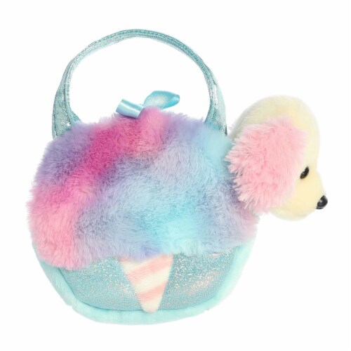 Aurora Small White Fancy Pals 8 inches Cotton Candy Puppy Fashionable ...