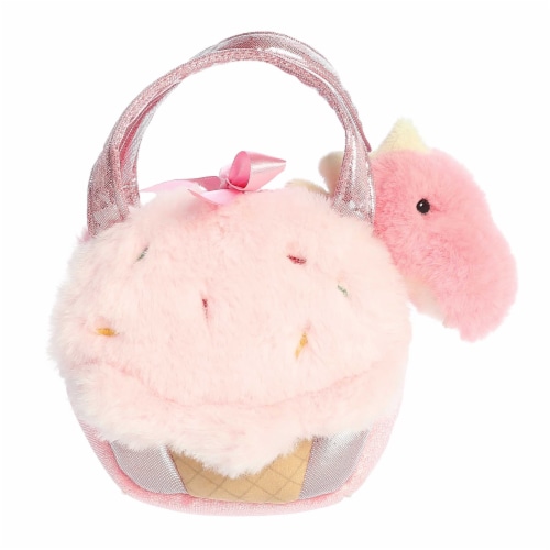 Aurora Small Pink Fancy Pals 8 inch Ice Cream Cone Dino Fashionable Stuffed Animal, One Size ...