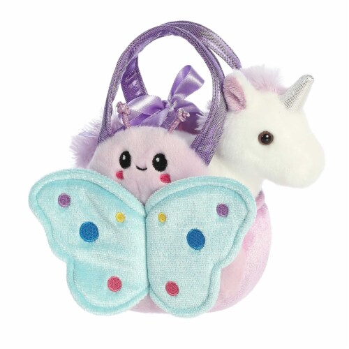 Aurora Small White Fancy Pals 7 inch Lil Butterfly Fashionable Stuffed ...