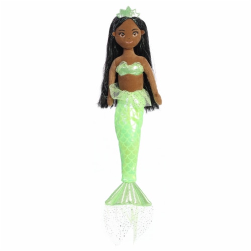 Aurora Large Green Sea Sparkles Princess Sparkles 18 inch Ella Enchanting Stuffed Doll, One Size ...