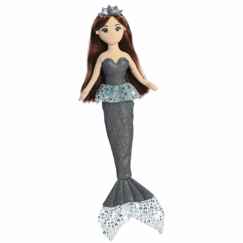 Aurora Large Gray Sea Sparkles Celestial Sparkles 18 inch Star Enchanting Stuffed Doll, One Size ...