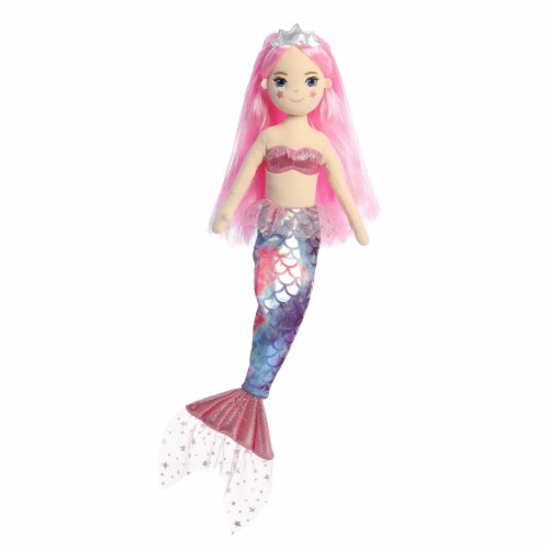 Aurora Large Pink Sea Sparkles Cheekys 18inches Star Enchanting Stuffed ...