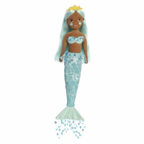 Aurora Large Blue Sea Sparkles Cheeky Too Sparkles 18 inches Aqua Fleur ...