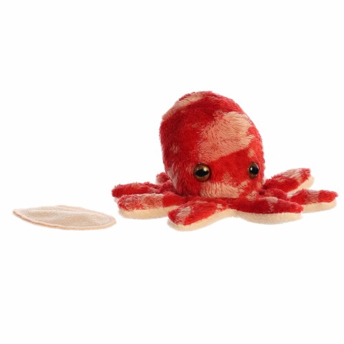 Aurora Mini Red Shoulderkins 5 inch Alex Octopus Adorable Stuffed Animal, One Size - Pick ‘n Save