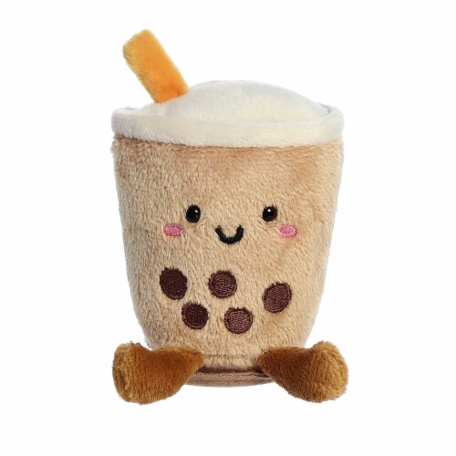 Aurora Mini Brown Shoulderkins 4.5 inch Bubbly Boba Adorable Stuffed ...