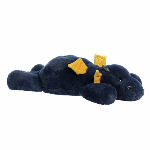 Aurora Large Blue Snoozles 18 inch Dragon Laid-back Stuffed Animal, One ...