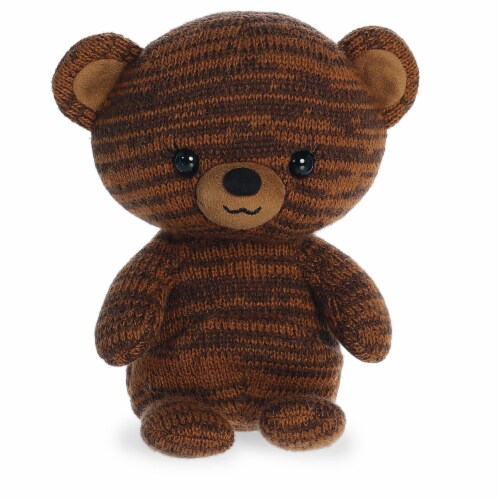 Aurora Small Brown Cozyroos 9 inches Bear Snuggly Stuffed Animal, One ...
