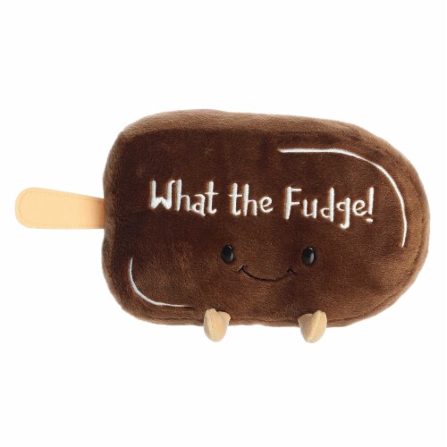 Aurora Large Brown JUST SAYIN' 12.5 inches What The Fudge Witty Stuffed ...