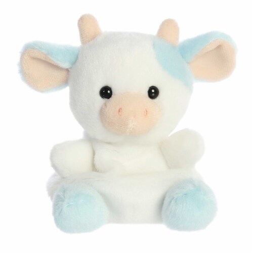 Aurora Mini Blue Palm Pals 5 inch Skyla Blueberry Cow Adorable Stuffed ...
