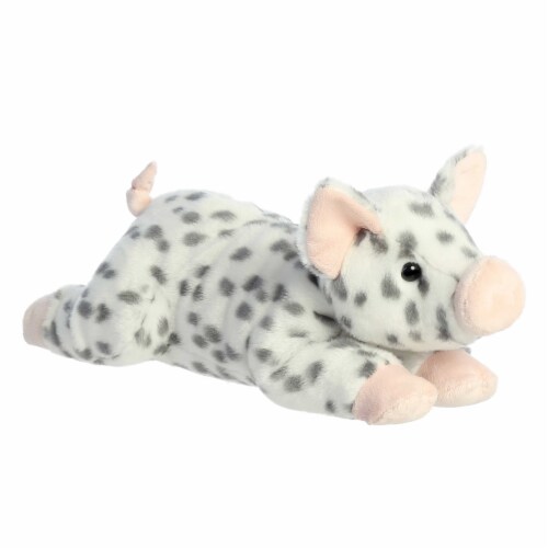 Aurora Large Gray Grand Flopsie 16.5 inch Spotty Piglet Adorable ...