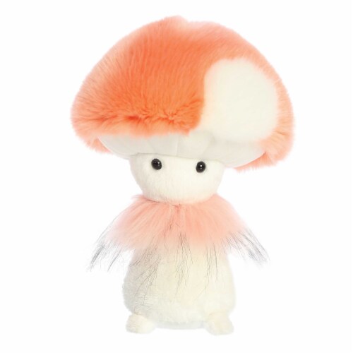Aurora Small Orange Fungi Friends 9 inch Pretty Salmon Vibrant Stuffed ...
