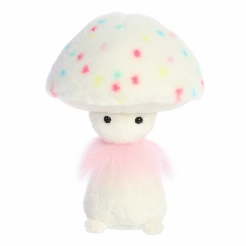 Aurora Small White Fungi Friends 9 inch Vanilla Cupcake Vibrant Stuffed ...
