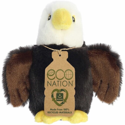 Aurora Mini Brown Eco Nation 5inches Eagle Eco-Friendly Stuffed Animal ...