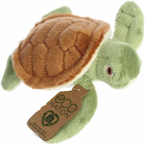 Aurora Mini Green Eco Nation 5 inch Turtle Eco-Friendly Stuffed Animal ...