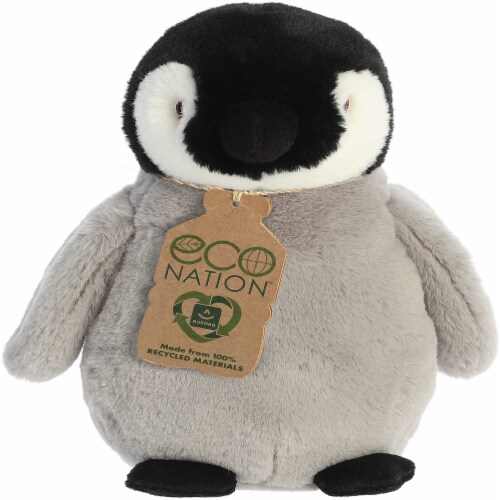 Aurora Medium Gray Eco Nation 10 inches Baby Penguin Eco-Friendly ...