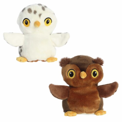 Aurora Small Eco Nation Reversible Eco Pairs 6.5 inches Snowy Owl and ...