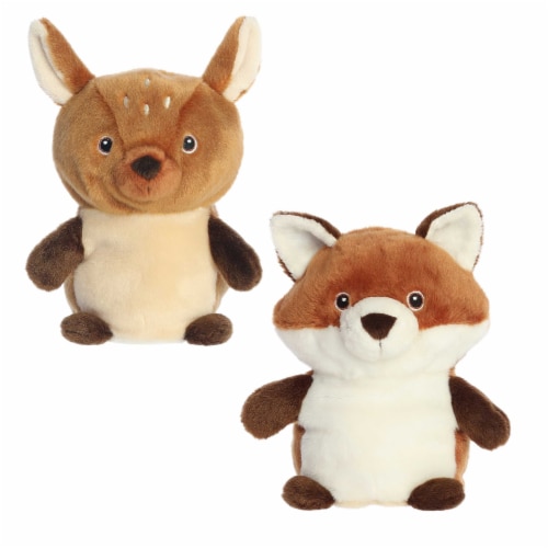 Aurora Small Eco Nation Reversible Eco Pairs 6.5 inches Fawn and Fox ...