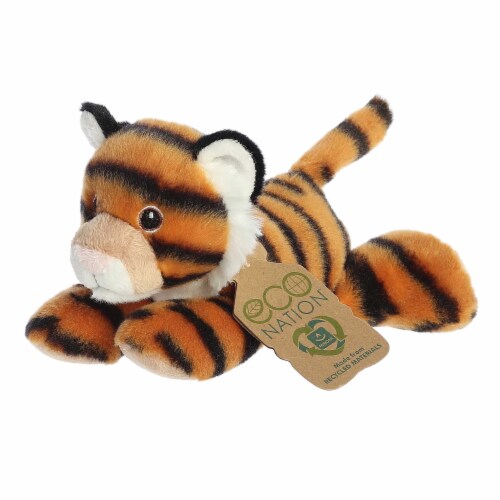 Aurora Small Orange Eco Nation Eco Softies 8 inches Tiger Eco-Friendly ...
