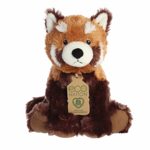 Aurora Medium Brown Eco Nation Eco Hugs 12 inch Red Panda Eco-Friendly ...