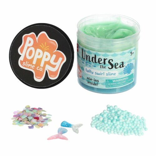 Aurora Toys Mini Green Poppy Slime Co. 11.3oz Under The Sea Slime Gooey ...