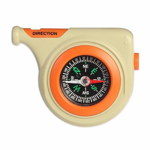 Aurora Toys Mini Brown Camp Arcadia 3 inch Pocket Compass & Whistle ...