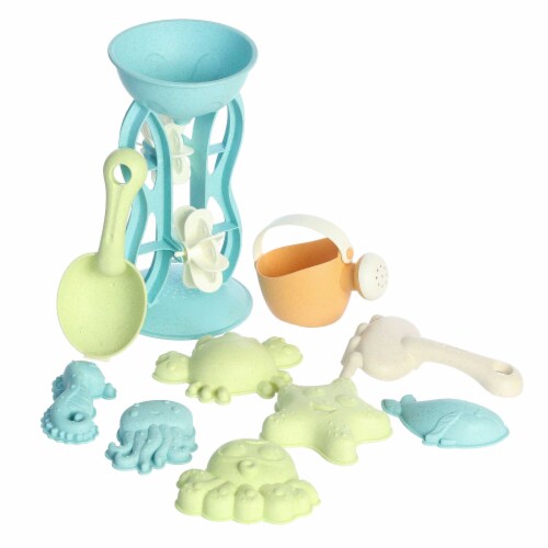 Aurora Toys Medium Multicolor Wheatley 10 inch Water Wheel Beach Set ...