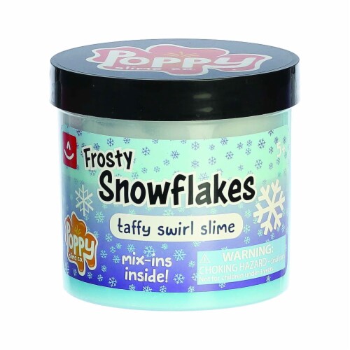 Aurora Toys Mini Blue Poppy Slime Co. 11.3oz Frosty Snowflakes Slime ...