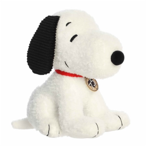 Aurora Medium White Peanuts 10 inch 75th Anniversary Limited Edition Snoopy Stuffed Animal, One ...