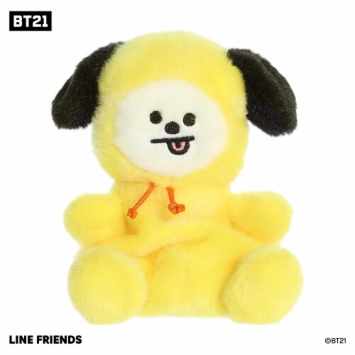 Aurora Mini Yellow BT21 Palm Pals 5 inches CHIMMY Lovable Stuffed Doll ...