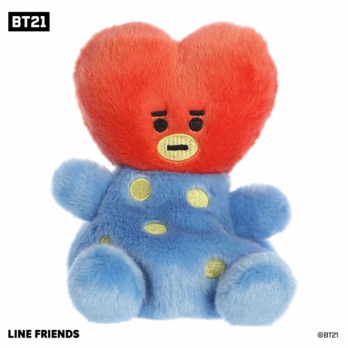 Aurora Mini Red BT21 Palm Pals 5 inches TATA Lovable Stuffed Doll, One ...
