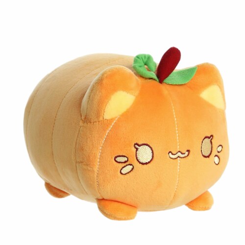 Aurora Small Orange Tasty Peach 7 inch Pumpkin Meowchi Spooky Stuffed ...