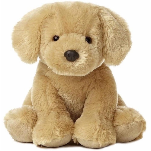 Aurora World 14" Plush Golden Lab Perspective: front