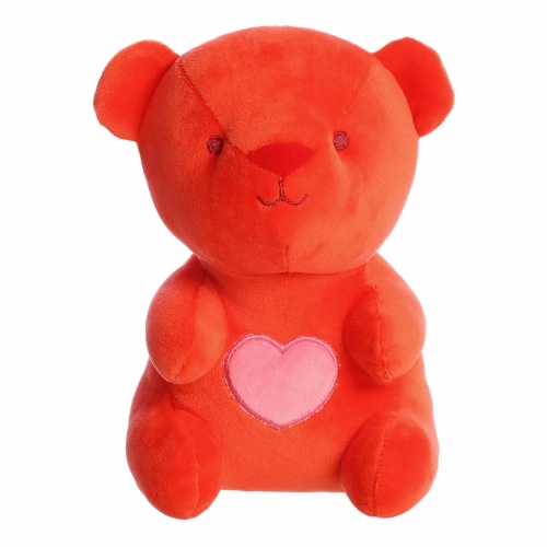 Aurora Small Red Valentine 8 inch Yummy Heartbear Heartwarming Stuffed ...