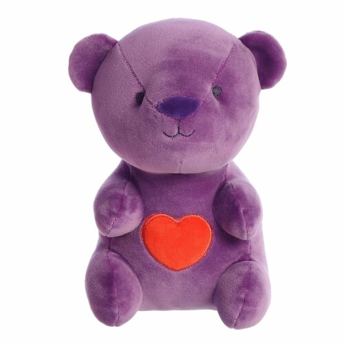 Aurora Small Purple Valentine 8 inch Yummy Heartbear Heartwarming ...