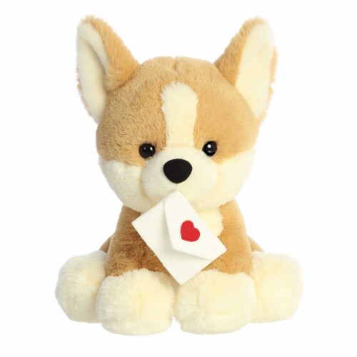 Aurora Medium Brown Valentine Val Pets 10 Sealed With A Kiss Corgi Stuffed Animal One Size Kroger