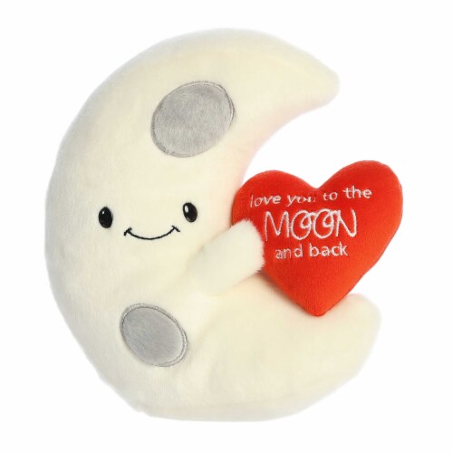 Aurora Small White JUST SAYIN' 9 inch Love You To The Moon And Back ...