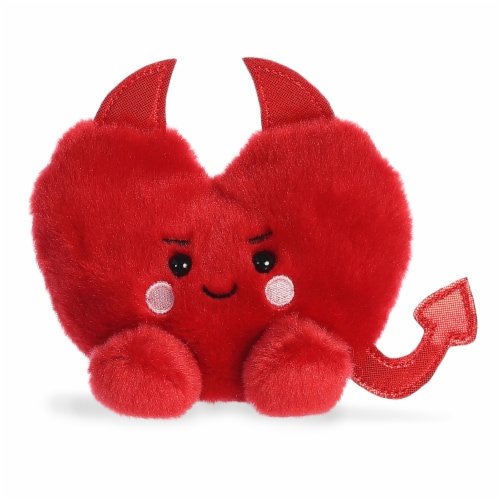 Aurora World 5"Palm Pals Klaus Heart Plush Perspective: front