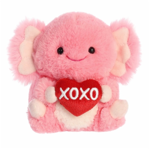 Aurora Mini Pink Rolly Pet 5 inches XOXO Axolotl Round Stuffed Animal, One Size - Kroger