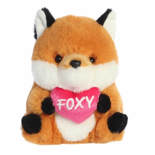 Aurora Mini Orange Rolly Pet 5 inch Foxy Fox Lovely Stuffed Animal, One ...