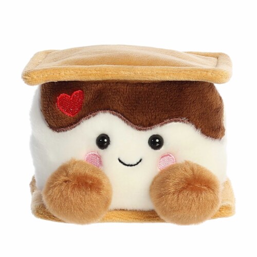 Aurora Mini Brown Palm Pals 5 Inch Fudgey Heart S'more Adorable Stuffed Animal, One Size - Fred ...