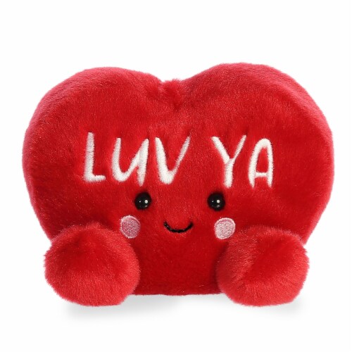 Aurora World 5"Love Ya Candy Heart Plush Perspective: front