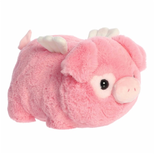 Aurora Medium Pink Spudsters 10 Inch Faye Flying Pig Adorable Stuffed ...