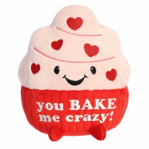 Aurora Small Pink JUST SAYIN' 9 inch You Bake Me Crazy Cupcake Witty ...