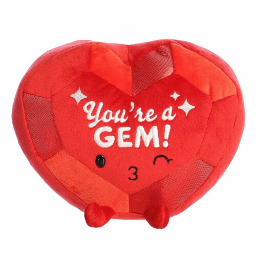 Aurora Small Red JUST SAYIN' 9 inch You're A Gem Witty Stuffed Animal ...