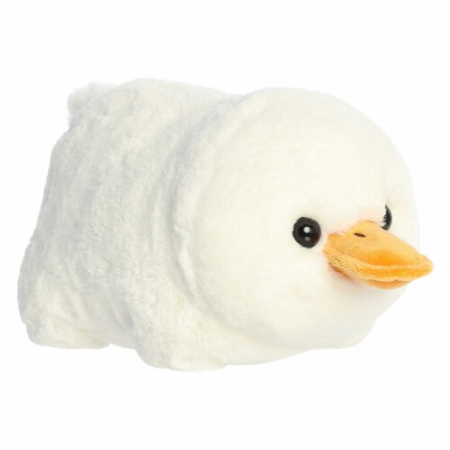 Aurora Medium White Spudsters 10 Inch Delia Duck Adorable Stuffed Animal, One Size - Kroger