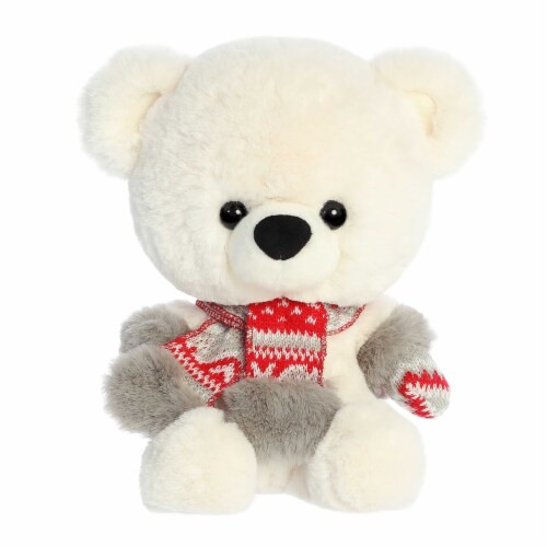 Aurora Large White Holiday 13 Baby Bear Beau Festive Stuffed Animal, 1 ...