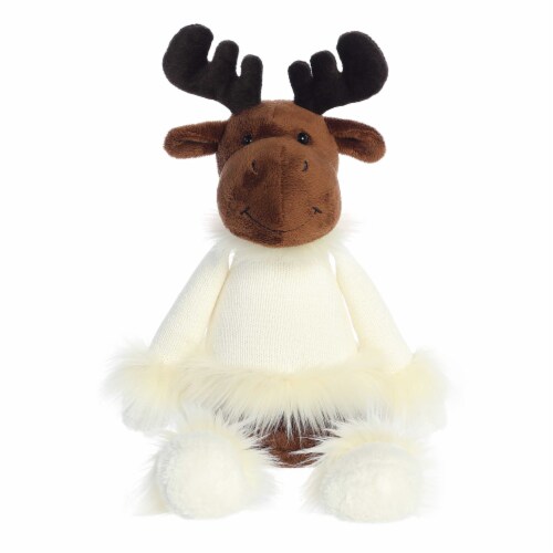 Large moose on sale stuffed animal