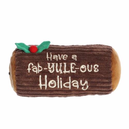 Aurora Medium Brown JUST SAYIN' 9.5 inch Fab-Yule-Ous Holiday Festive Stuffed Animal, One Size ...