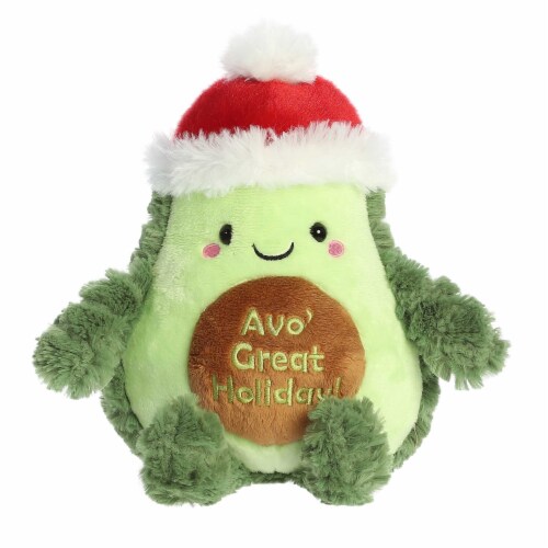 Aurora Medium Green JUST SAYIN' 11 inches Avo Great Holiday Festive Stuffed Animal, One Size ...