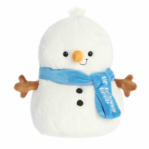 Aurora Medium White JUST SAYIN' 9.5 inches Up To Snow Good Festive Stuffed Animal, One Size - Kroger